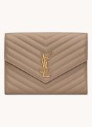 Saint Laurent Cassandre Matelassé clutch van quilted lamsleer