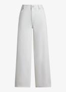 Ralph Lauren High waist wide leg cropped jeans met gekleurde wassing
