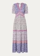 ba&sh Ines maxi tuniekjurk met bloemenprint