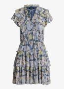 Ralph Lauren Gebloemde georgette jurk met ruches