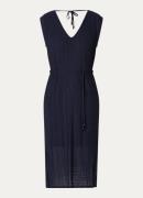 Expresso Midi jurk met strikceintuur