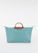 Longchamp Le Pliage Original reistas XL met leren details