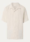 NN.07 Julio regular fit overhemd van linnen