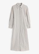 Tommy Hilfiger Oversized maxi blousejurk met streepprint