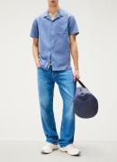 Tommy Hilfiger Regular fit overhemd in linnenblend