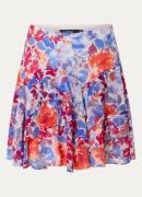 Ralph Lauren Minirok met bloemenprint en ruches