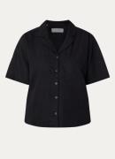 Selected Femme Luisa blouse in biologische katoenblend