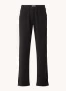 SAMSØE SAMSØE Hoys high waist straight fit trackpants van gerecycled p...
