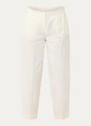 Selected Femme Barrel high waist loose fit pantalon van linnen