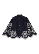 Maje Blouse met broderie
