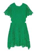Maje Mini tuniekjurk van crochet met cut-out details
