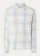 DRYKORN Gunray regular fit overhemd met ruitdessin en borstzakken