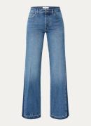 ba&sh Vadou high waist flared jeans met medium wassing