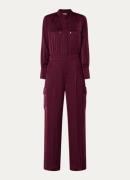 ba&sh Carmy loose fit jumpsuit met borstzak