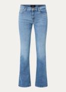 7 For All Mankind Pine high waist flared jeans met stretch