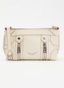Zadig&Voltaire Sunny Mood crossbodytas van leer met structuur