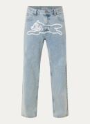 ICECREAM Running Dog straight leg jeans met print