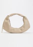Nona Slouchy schoudertas van leer