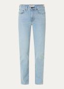 Levi's 724 high waist straight leg jeans met lichte wassing