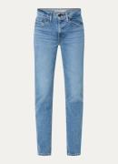 Levi's 724 high waist straight leg jeans met medium wassing