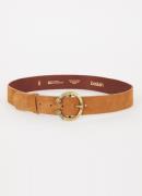 ba&sh Barla riem van suède