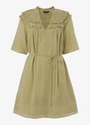 Whistles Mini tuniekjurk met smockwerk en ruches