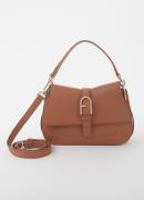 FURLA Flow Mini handtas van leer met afneembare schouderriem