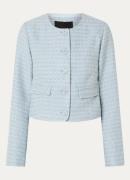 NIKKIE Kline jack met tweed-look en lurex