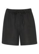 Whistles Mid waist straight fit korte broek van linnen