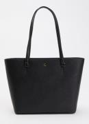 Ralph Lauren Karly Medium schoudertas van leer met logo
