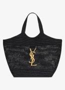 Saint Laurent Icare Maxi shopper van raffia