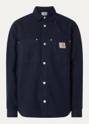 Carhartt WIP Walter overshirt in linnenblend met logo en borstzakken