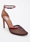 Alaïa Pump van mesh met kalfsleren details