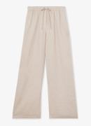 Reiss Willow wide leg broek in linnenblend