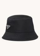 Prada Re-Nylon bucket hoed met logo