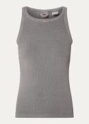 Levi's Ribgebreide tanktop met ronde hals