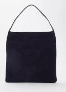 Gerard Darel Lady GD shopper van suède met logo