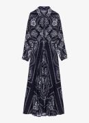 Maje Maxi blousejurk met print