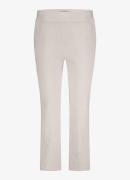 Studio Anneloes Anne mid waist slim fit driekwart broek van travelstof