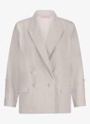 Studio Anneloes Zena double-breasted blazer van travelstof