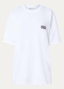 American Vintage Fizvally T-shirt met logo- en backprint