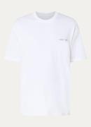 SAMSØE SAMSØE Florian T-shirt met logo- en backprint