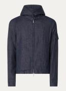 Armani Jack in linnenblend met capuchon