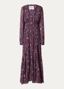 Isabel Marant Briane semi-transparante maxi jurk met print