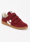 Isabel Marant Beth sneaker van suède met logo