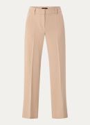 Claudia Sträter High waist flared fit pantalon met streepdetail