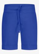 Studio Anneloes City mid waist straight fit korte broek van travelstof