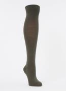 Falke Softmerino kniekousen in scheerwolblend