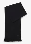 BOSS Albas fijngebreide sjaal van wol 190 x 25 cm