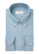 Profuomo Slim fit overhemd van chambray